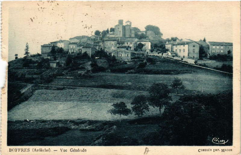 Carte postale ancienne Boffres - Vue générale à Boffres