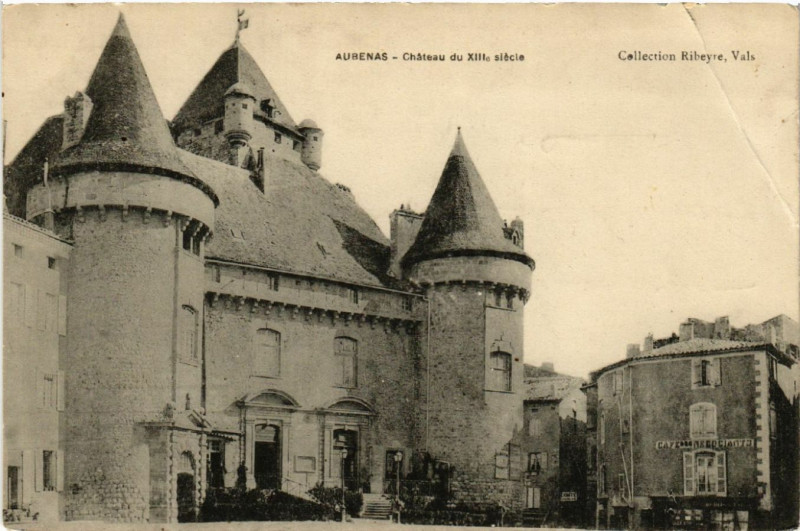 Carte postale ancienne Aubenas - Chateau du XIIIe siecle à Aubenas