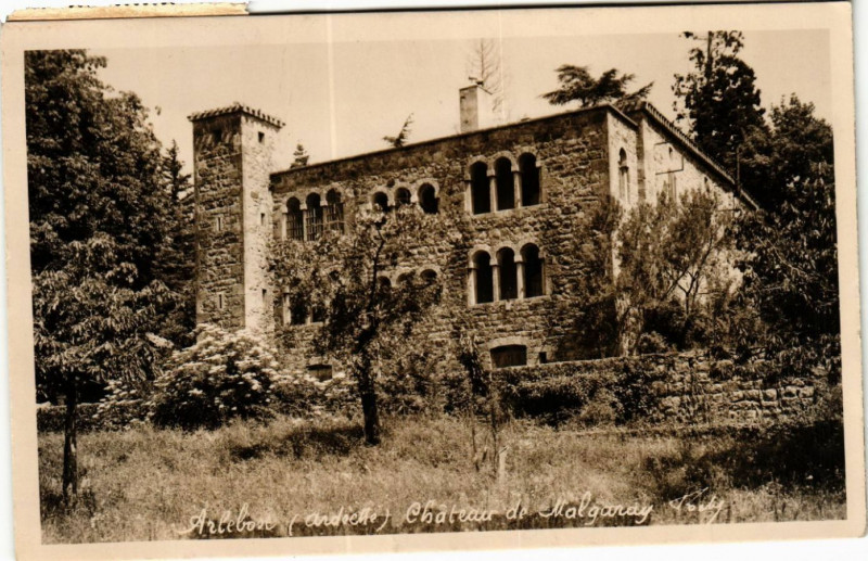 Carte postale ancienne Arlebosc - Chateau de Malgaray à Arlebosc
