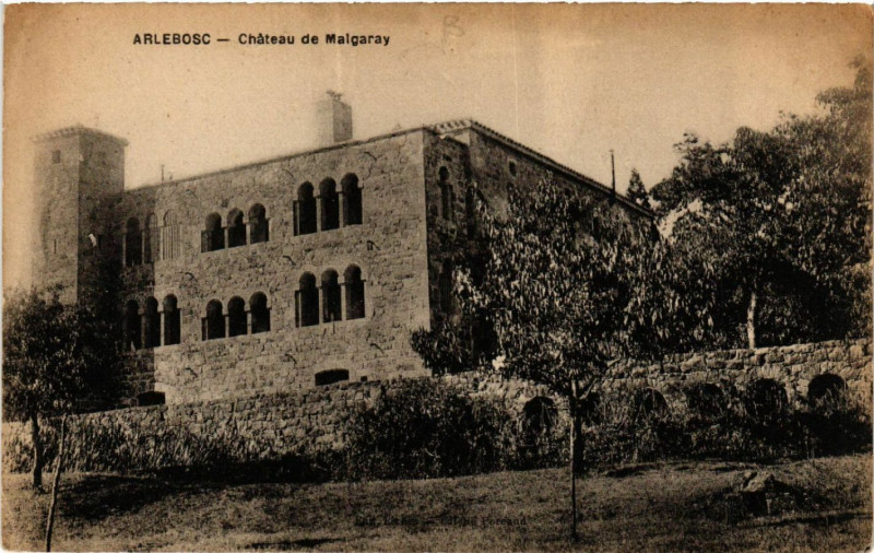 Carte postale ancienne Arlebosc - Chateau de Malgaray à Arlebosc