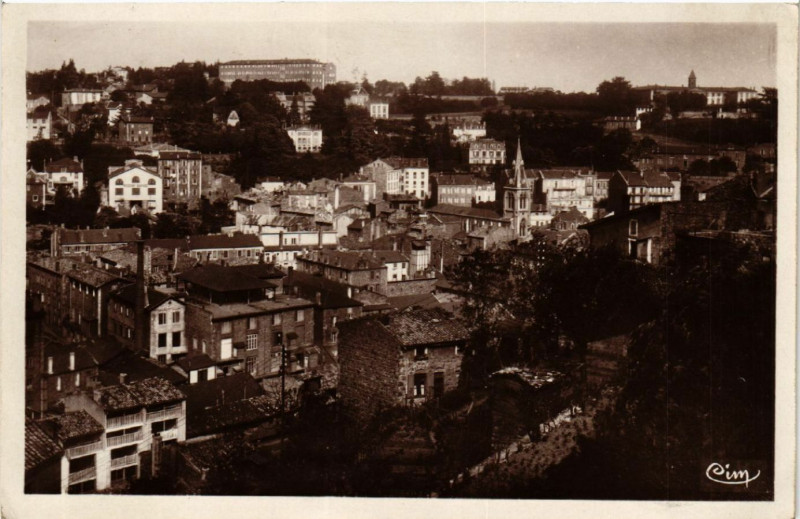Carte postale ancienne Annonay - Vue générale à Annonay