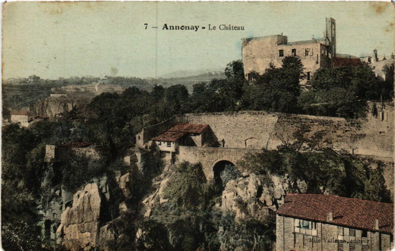 Carte postale ancienne Annonay - Le Chateau à Annonay