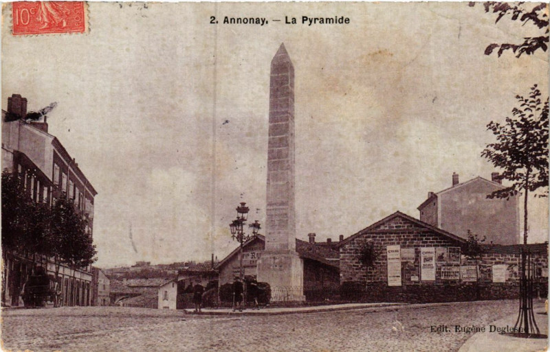 Carte postale ancienne La Pyramide à Annonay