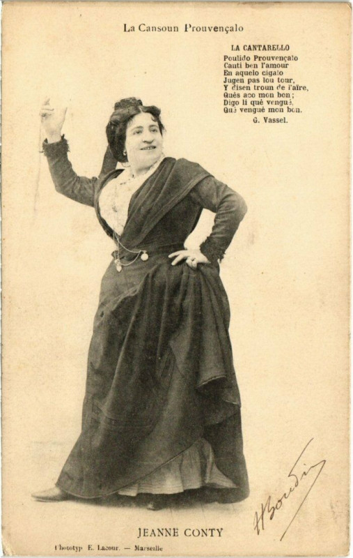 Carte postale ancienne Marseille - Jeanne Conty à Marseille
