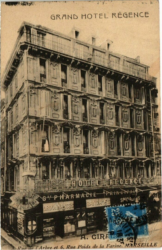 Carte postale ancienne Marseille - Grand Hotel Regence à Marseille