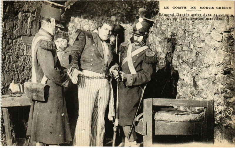 Carte postale ancienne Marseille - Le Comte de Monte Cristo à Marseille