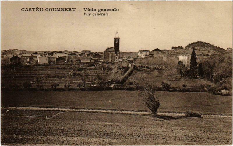 Carte postale ancienne Marseille - Casteu-Goumbert Vue générale à Marseille