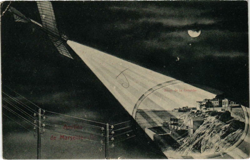 Carte postale ancienne Marseille - Amities de Marseille à Marseille