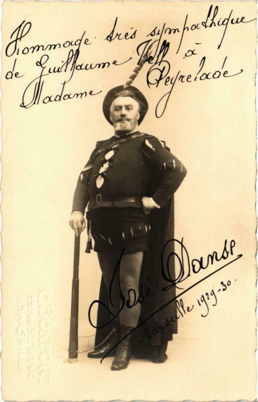 Carte postale ancienne Marseille - Jose Danse à Marseille