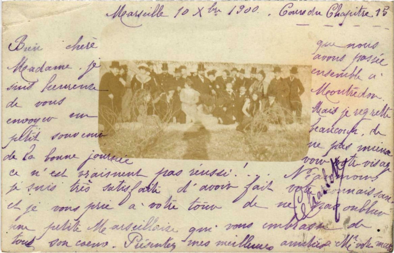 Carte postale ancienne Marseille - Courodou Chapitre carte photo à Marseille