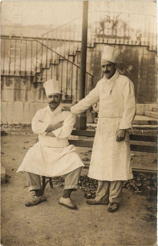 Carte postale ancienne Marseille - Chefs carte photo à Marseille