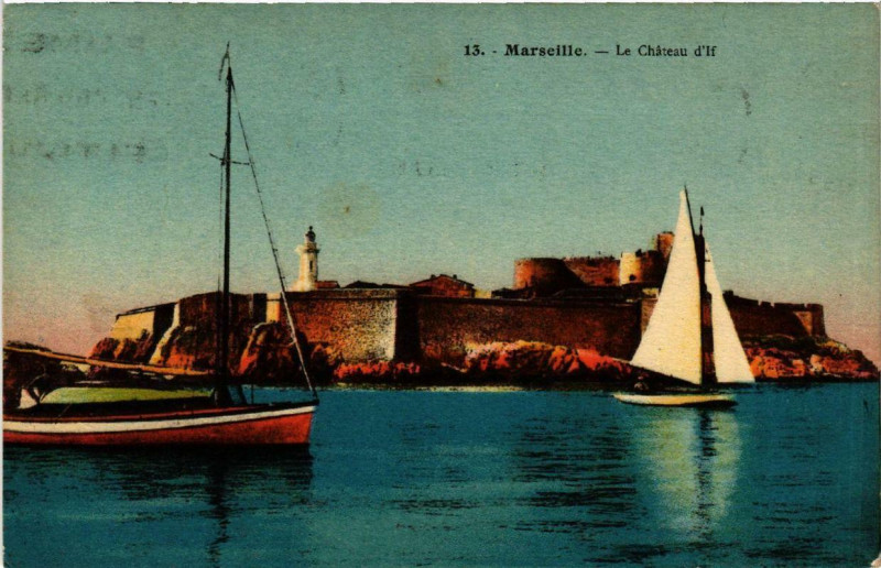 Carte postale ancienne Marseille Le Chateau d'If . à Marseille