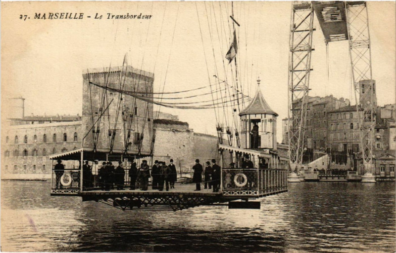 Carte postale ancienne Marseille Le Transbordeur à Marseille