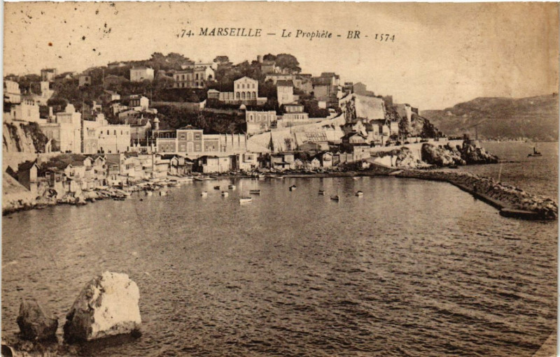 Carte postale ancienne Marseille Le Prophete à Marseille