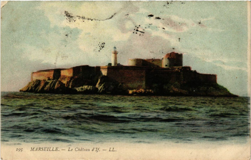 Carte postale ancienne Marseille Le Chateau d'If à Marseille