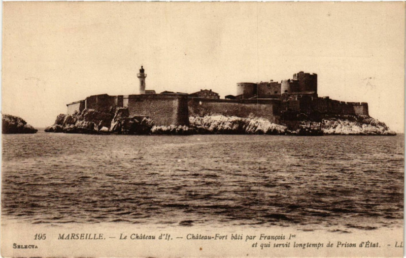 Carte postale ancienne Marseille Le Chateau d'If à Marseille