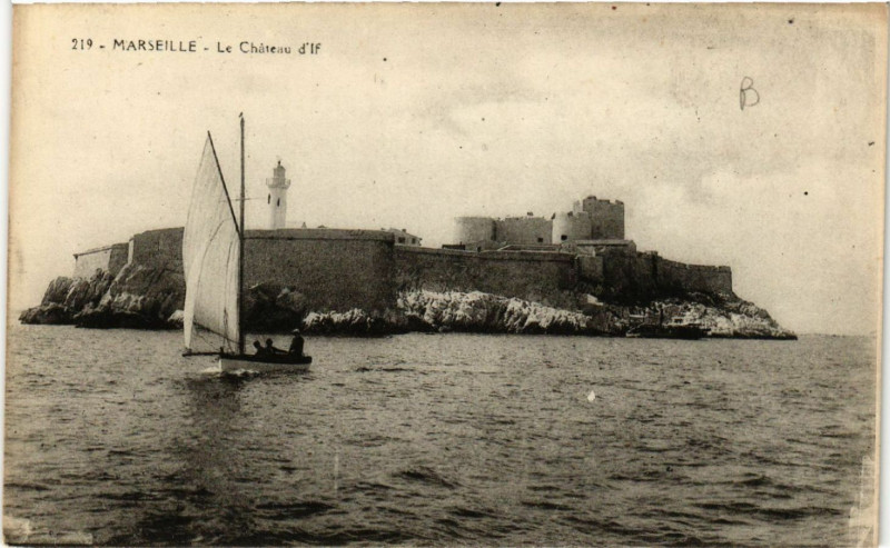 Carte postale ancienne Marseille Le Chateau d'If à Marseille