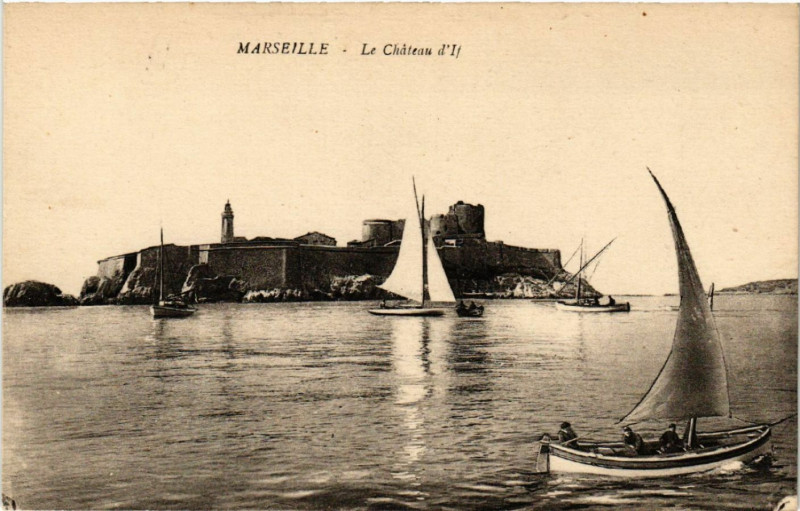 Carte postale ancienne Marseille Le Chateau d'If à Marseille