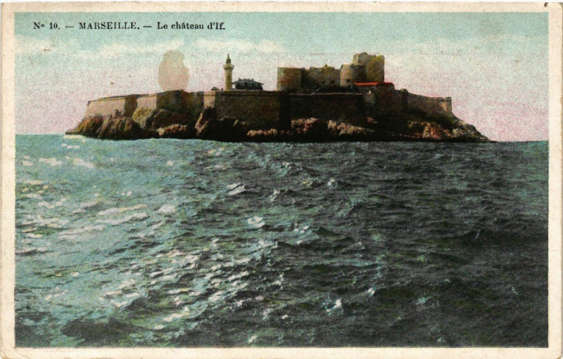 Carte postale ancienne Marseille Le Chateau d'If à Marseille