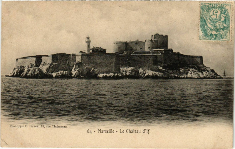 Carte postale ancienne Marseille Le Chateau d'If à Marseille