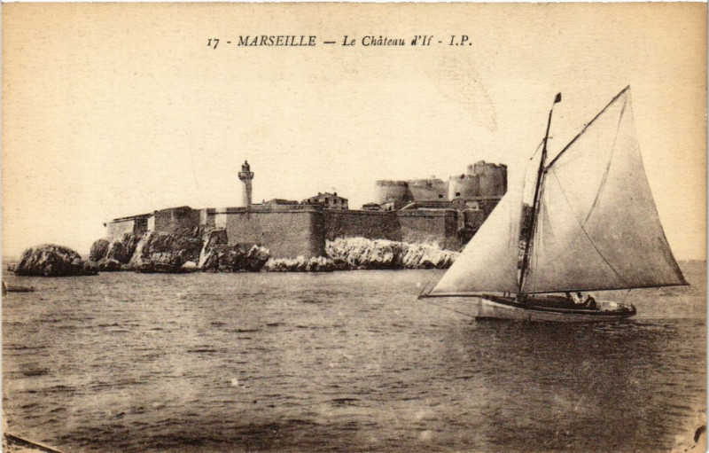 Carte postale ancienne Marseille Le Chateau d'If à Marseille
