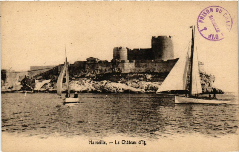 Carte postale ancienne Marseille Le Chateau d'If à Marseille