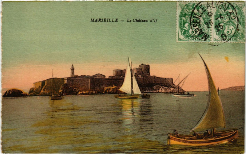 Carte postale ancienne Marseille Le Chateau d'If à Marseille