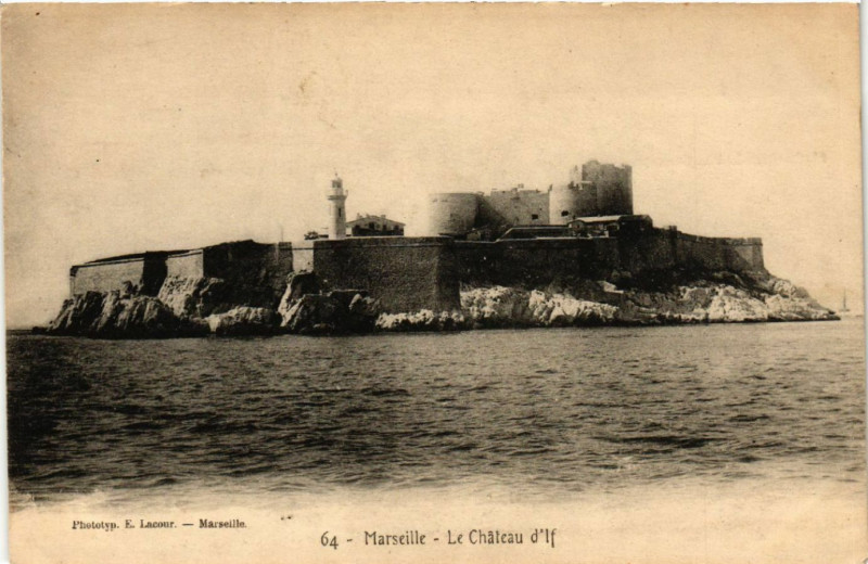 Carte postale ancienne Marseille Le Chateau d'If à Marseille