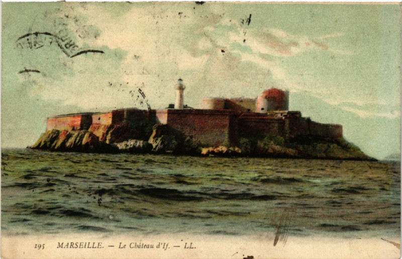 Carte postale ancienne Marseille Le Chateau d'If à Marseille