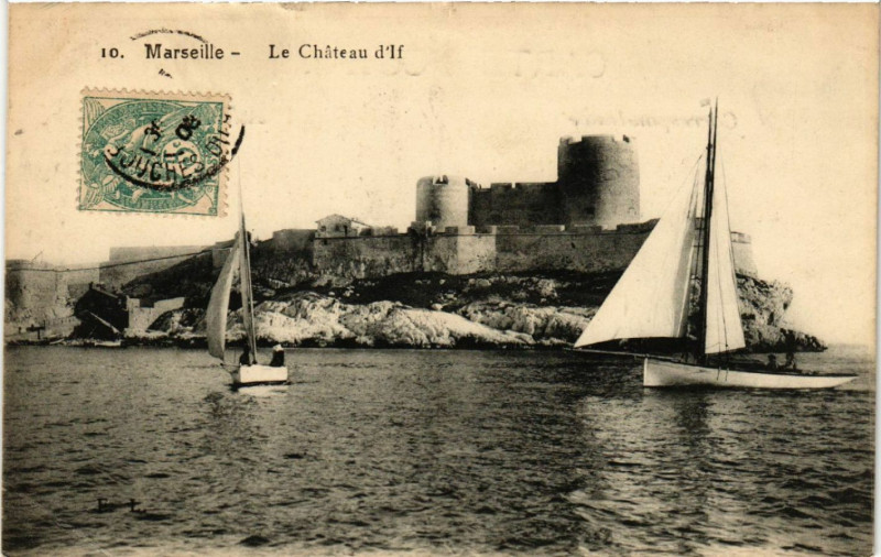 Carte postale ancienne Marseille Le Chateau d'If à Marseille