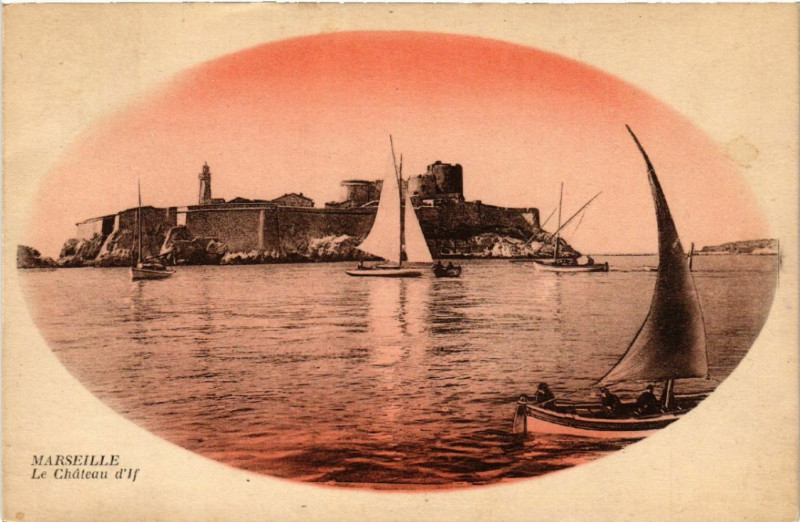 Carte postale ancienne Marseille Le Chateau d'If à Marseille