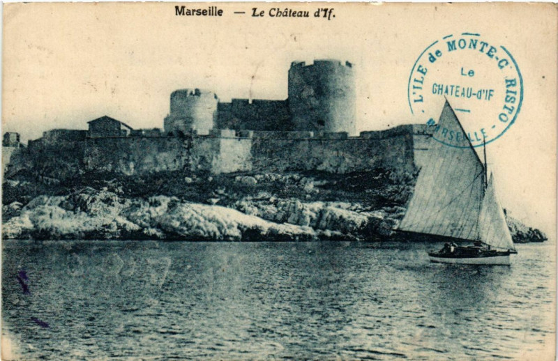 Carte postale ancienne Marseille Le Chateau d'If à Marseille