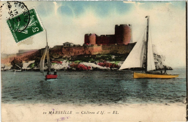 Carte postale ancienne Marseille Chateau d'If à Marseille
