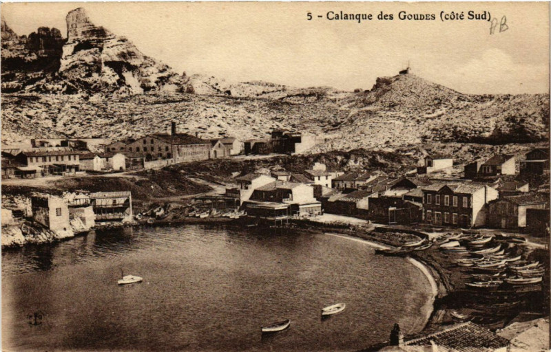 Carte postale ancienne Calanque des Goudes