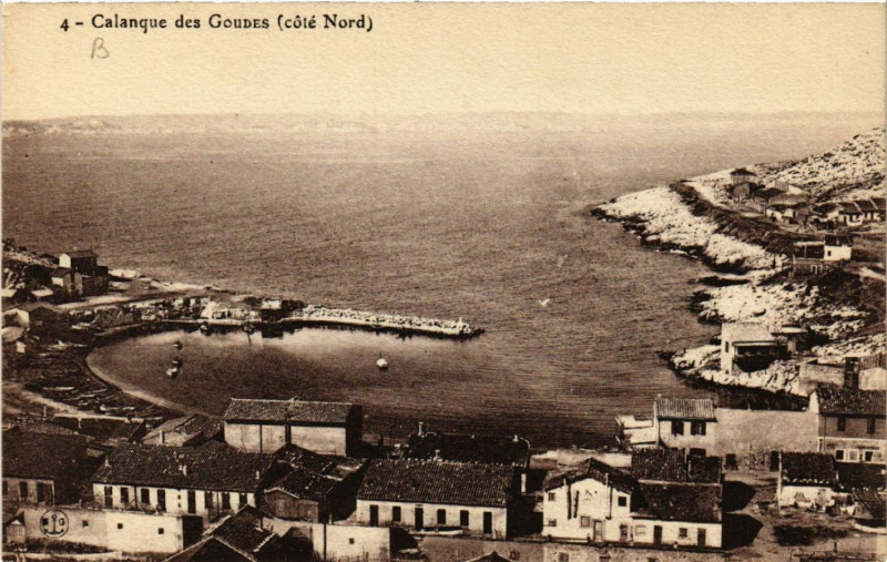 Carte postale ancienne Calanque des Goudes
