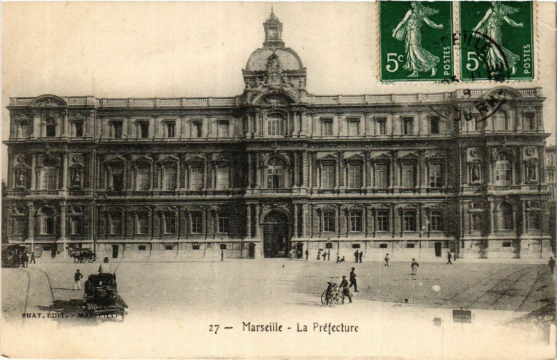 Carte postale ancienne Marseille La Préfecture à Marseille