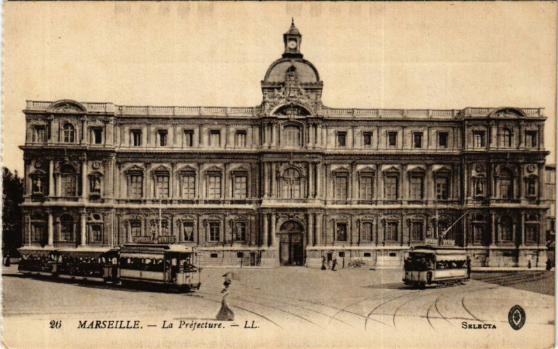 Carte postale ancienne Marseille La Préfecture à Marseille