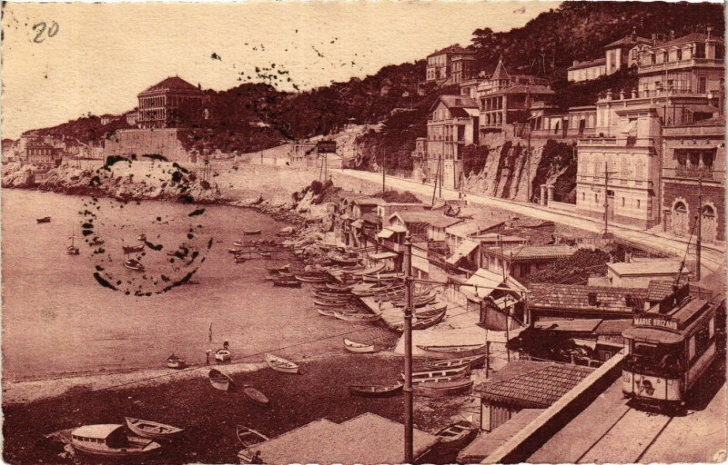Carte postale ancienne Marseille Baie du Prophete à Marseille