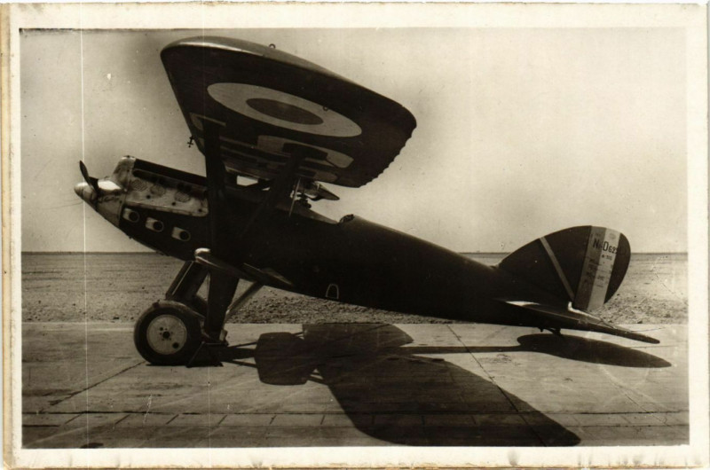 Carte postale ancienne Istres Aviation-Chasse Nieuport à Istres