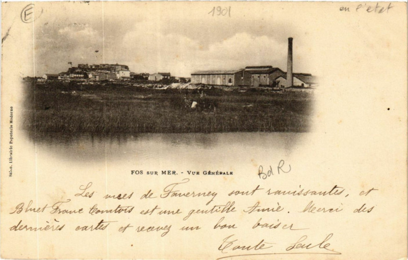 Carte postale ancienne For Sur Mer Vue générale