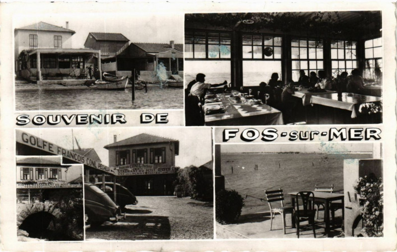 Carte postale ancienne For Sur Mer Souvenir