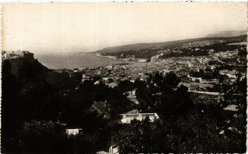Carte postale ancienne Cassis sur Mer-Vue générale à Cassis