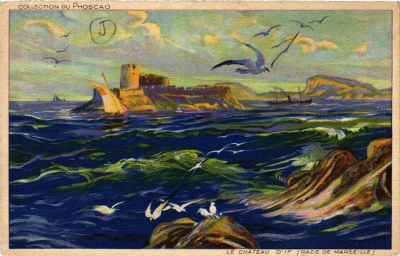 Carte postale ancienne Marseille Le Chateau d'If à Marseille