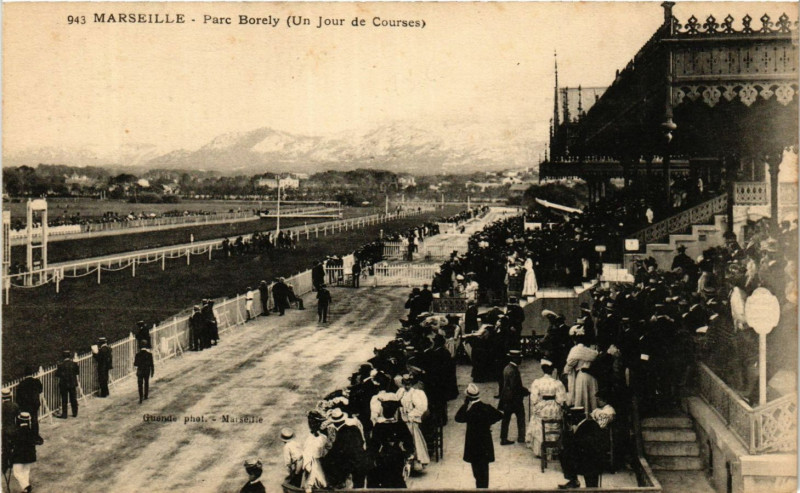 Carte postale ancienne Marseille Parc Bolery à Marseille