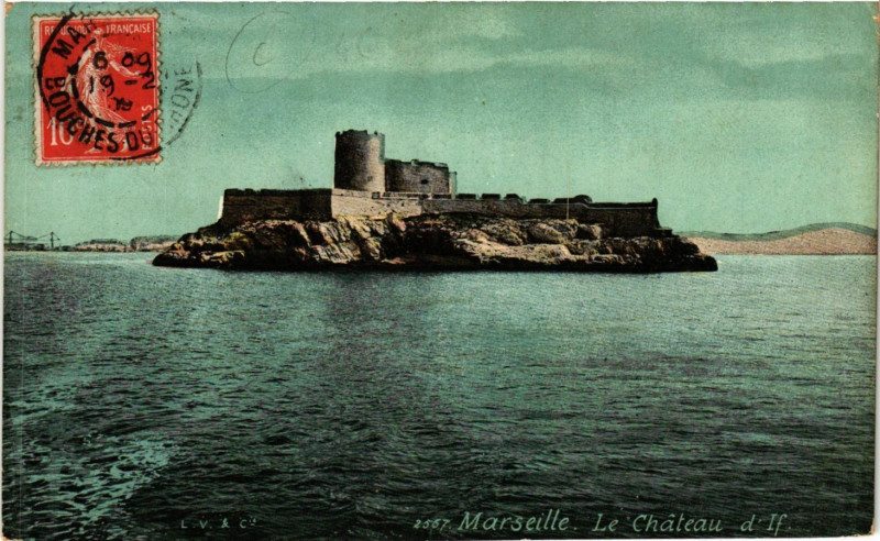 Carte postale ancienne Marseille Le Chateau d'If à Marseille