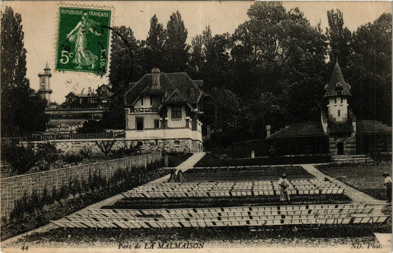 Carte postale ancienne Parc de La Malmaison