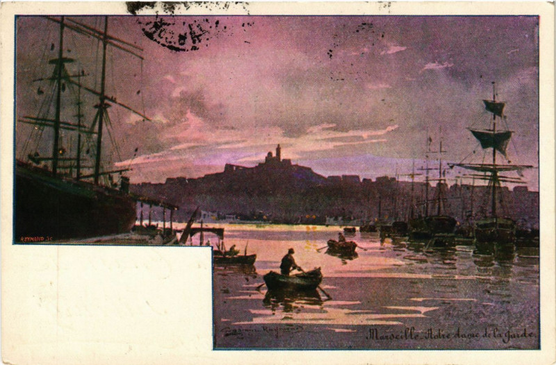 Carte postale ancienne Marseille - Notre dame de la Garde à Marseille