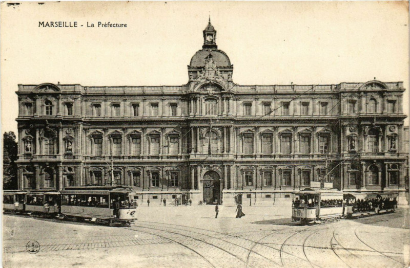 Carte postale ancienne Marseille - La Préfecture à Marseille