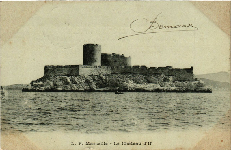 Carte postale ancienne Marseille - Le Chateau d'If à Marseille