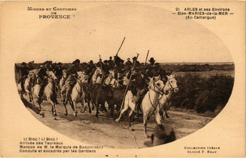 Carte postale ancienne Arles et ses Env. - Stes-Maries-de-la-Mer à Arles